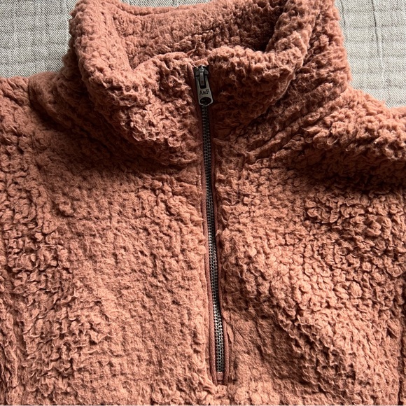 Abercrombie & Fitch | Zip-Up Sherpa Pullover - Picture 4 of 4